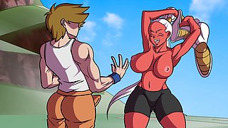 Bddie Kale wants a whole lot of dick in this Dragon Ball Z-themed adventure
