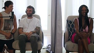 Curvy Ebony Queen August Skye Goes For A Ride On Alex