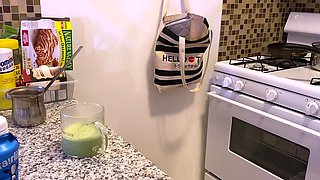 Great Big Boobs On Masturbating Redhead