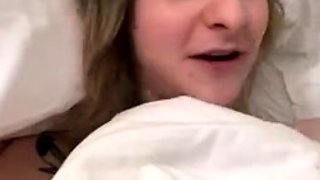 Aoife Bee Flashing Tits From The Bed