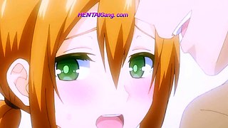 Anime MILF gets on all fours and begs for deep pounding
