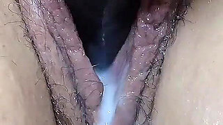 Closeup Big Fat Pussy & Clit Play - Vibrator Orgasm