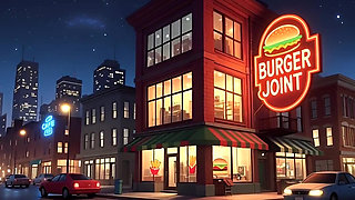 Slut Wife Fucked in Dirty Public Toilet. Cartoon