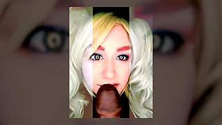 Hott Blonde Next Door Wants to Try Sucking on Your Big Black Juicy Cock