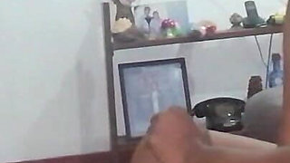 Father in Law's Gigantic Dick Hangs Out Under His Sarom for Step Daughter