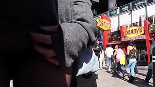 Shy Goth Exhibitionist - Las Vegas Backless Top And