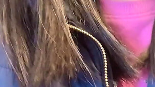 Hana at Kitchen Cooking Then She Need Go to Pee on Toilet