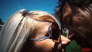 Tosh Locks Big-Cock Cumshot Glazes Richie Calhouns Pierced Tongue