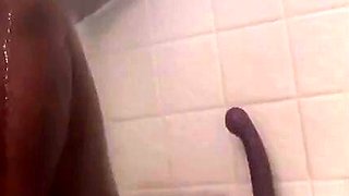 Double Penetration in the Shower with a Sex Toy