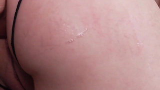 Double Pussy! Hard Fucked Fat Ass Bitch