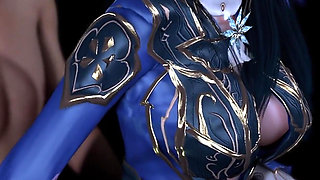 3D Horny Slut Mature MILF Cheating with Stranger in the Car