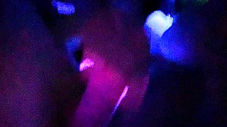 Solo toying her pussy and masturbating