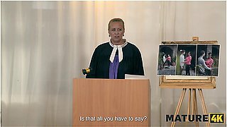 Mature Woman With Big Tits Cheated On Her Husband And Ended Up In Court - Lilian Black