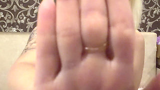 I'm a Horny, Dirty, and Little Slut Who Plays in the Bathtub with Water and Her Clit and Then Gets a Horny Blowjob