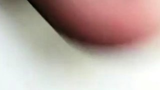 Close up POV of teen sucking cock