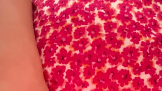 Italian Webcam Star Blonde 18 Masturbates in the Cinema and Squirts in the Toilet