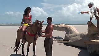 Horny pornstar Druuna Diva in exotic beach, dp xxx movie