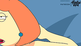 Family Guy Lois Griffin and Glenn Creampie Full Video