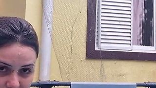 Your Slut Neighbor Showing Herself in the Pool