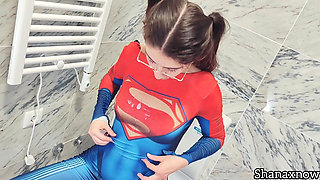Transformed Into Superwoman to Order You to Fuck Me Hard