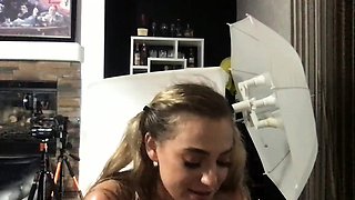 Slutty amateur flashing her big boobs in the backseat