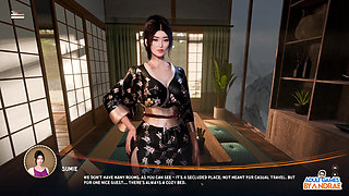 Yokai: Lust Secret Gameplay Part 1 - Airi Caught Fingering Herself in the Bathroom