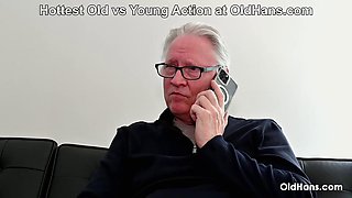 Samantha Sparkle Fucks Hans The Horny Grandpa Hardcore
