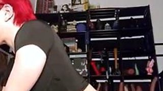 Hairy skinny camgirl MirianaB big transparent ball full