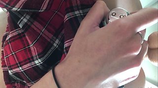 Girls Out West Amateur double toy masturbation