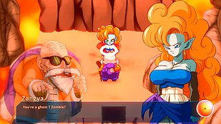 Zangya from Kame Paradise gets stuffed hard in an epic anime scene