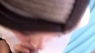 Homemade amateur blonde teen blowjob and cumshot