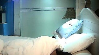 Horny amateur asian teen girl toying her pussy on cam