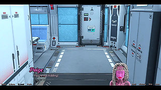 Stranded in Space - Red Haired Step Sister in the Shower