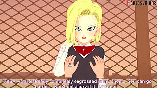 Android 18 Enters College to Continue Fucking Gohan - Dragon Ball Zex Series