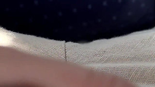 Crazy Risky Handjob in the Train and Left a Surprise on the Seat