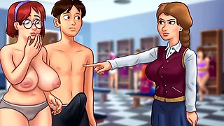 Big boobs, animation sex, game