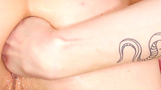 100% Anal Wrecking! Tunnel Gapes, Inflatable Buttplug Fuck