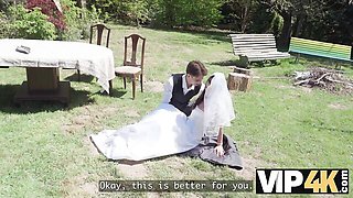 Wedding day movie with voluptuous Steve Q from VIP 4K