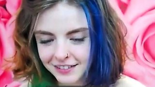 Emo 18-Year-Old With Tattoos Masturbates on Webcam