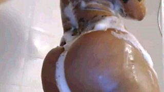 Big Booty Latina With Huge Tits In The Shower