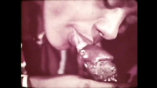 Disgusting Perverted Whore Vintage MILF Gangbang Blowjob Cumshot