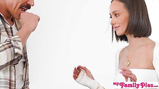 Sensuous Jason Sarcinelli and Christina Sage at socks smut