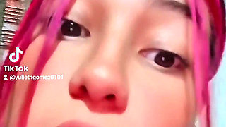 Cute Girl Changes Her Panties in Front of the Mirror