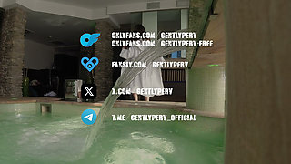 Pool surprise with my slut friend Elisabetta Zaffiro