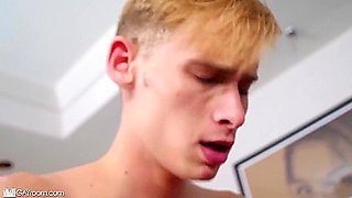 Twink Stuffs Thick Dick Inside Brysons Tight Fuck Hole