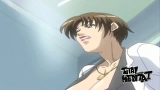 Kinky warrior gets her clit stimulated and her nipples teased a bit