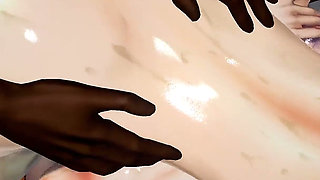 Genshin Impact - Yae Miko and Raiden Shogun Japanese Gangbang Sex - 3D Hentai Animations