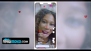 who Can Make the Other Cum First? Slutty Ebony Babes Prepare for Halloween