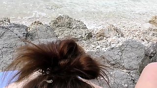 Beach POV Pussy Lick