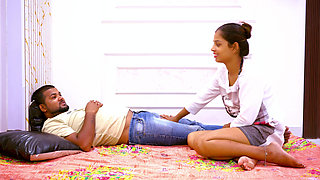 The Rural Husband and Wife Came to the City and Had Sex at Their Friend's House.